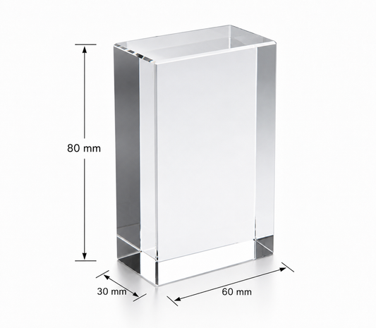 K9 Crystal 30x60x80mm (With upscale magnetic latch box)