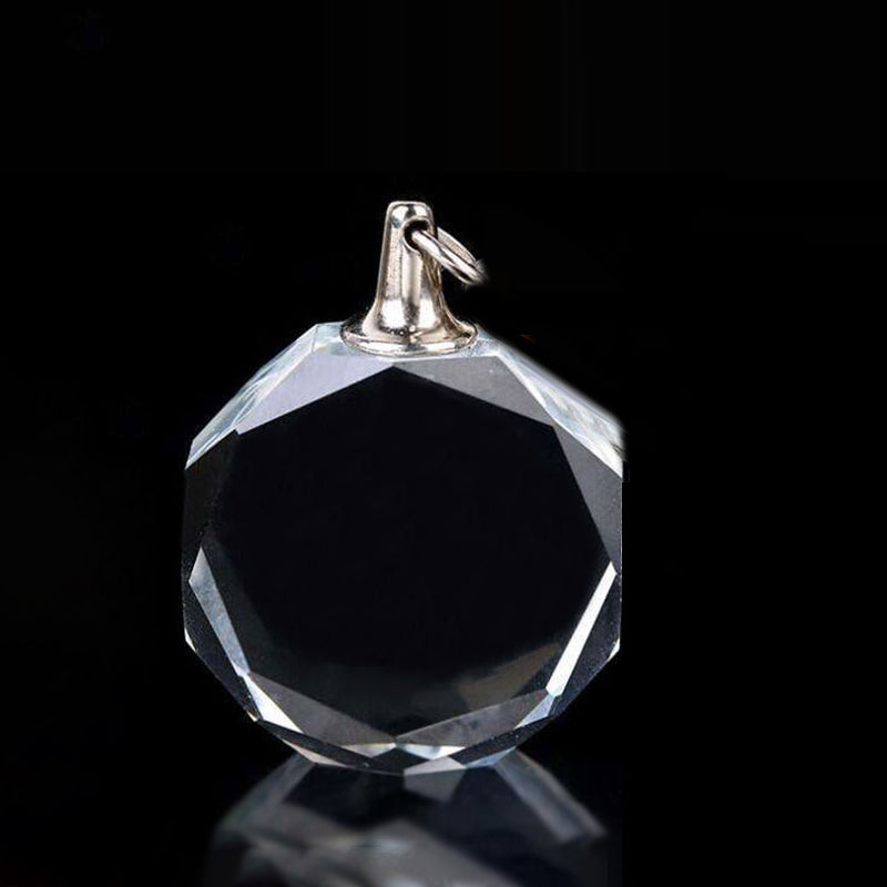 Octagon K9 crystal necklace
