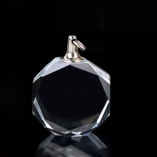 Octagon K9 crystal necklace